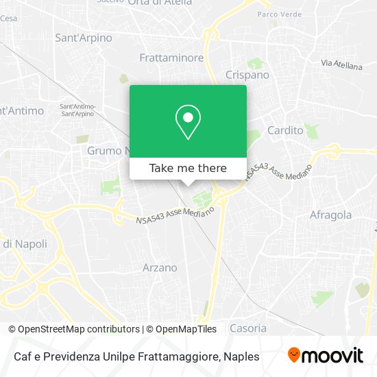 Caf e Previdenza Unilpe Frattamaggiore map