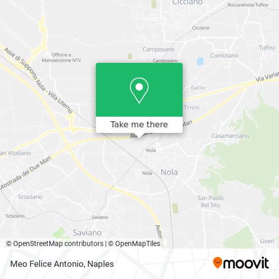 Meo Felice Antonio map