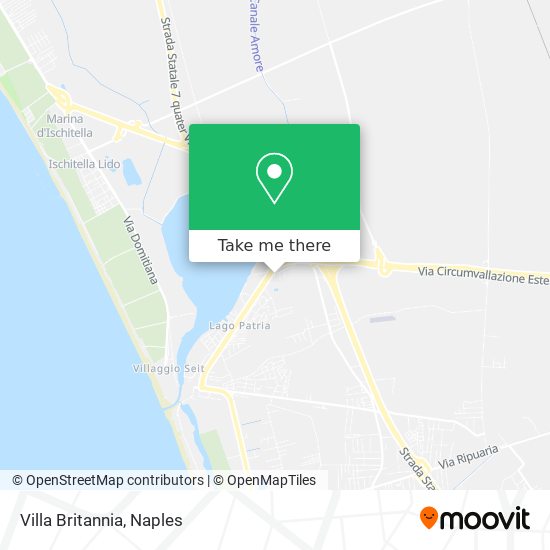 Villa Britannia map