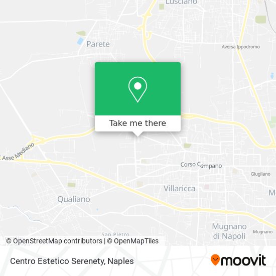 Centro Estetico Serenety map
