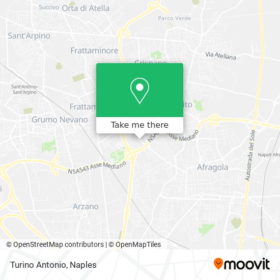 Turino Antonio map