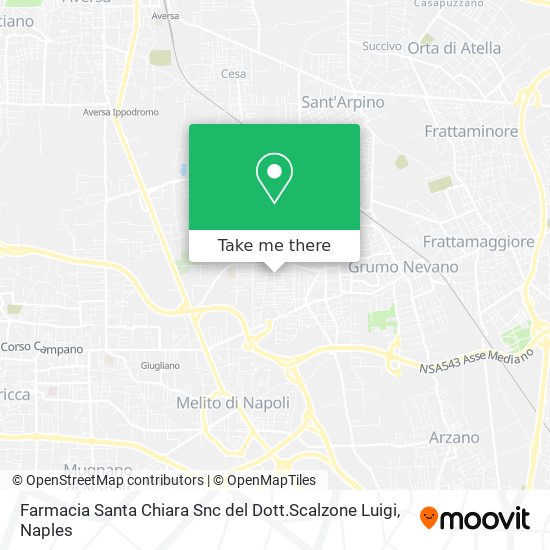 Farmacia Santa Chiara Snc del Dott.Scalzone Luigi map