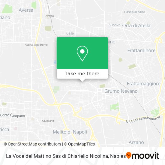 La Voce del Mattino Sas di Chiariello Nicolina map
