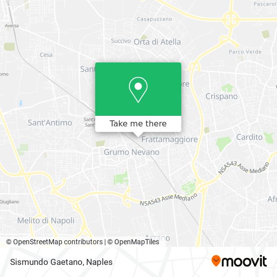 Sismundo Gaetano map