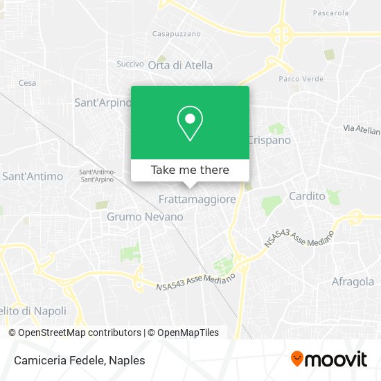 Camiceria Fedele map
