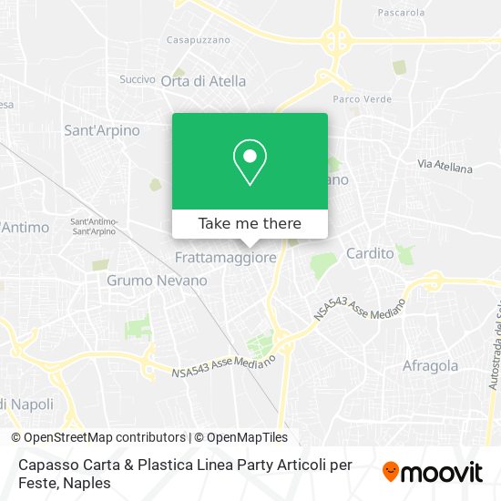 Capasso Carta & Plastica Linea Party Articoli per Feste map