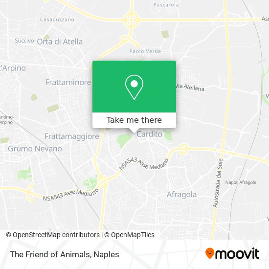 The Friend of Animals map