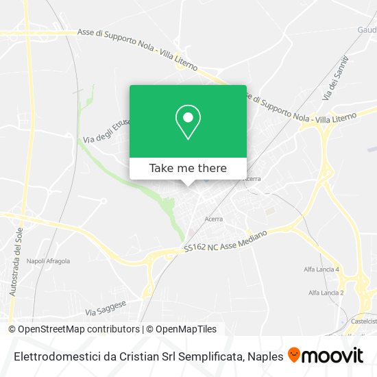 Elettrodomestici da Cristian Srl Semplificata map
