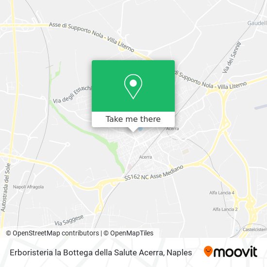 Erboristeria la Bottega della Salute Acerra map