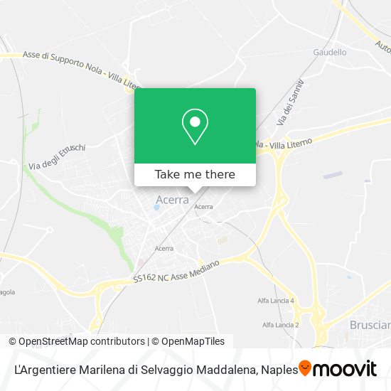 L'Argentiere Marilena di Selvaggio Maddalena map