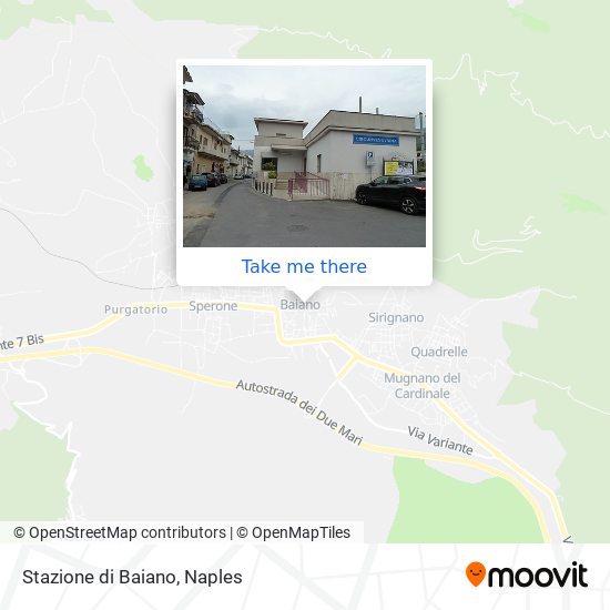 Stazione di Baiano map