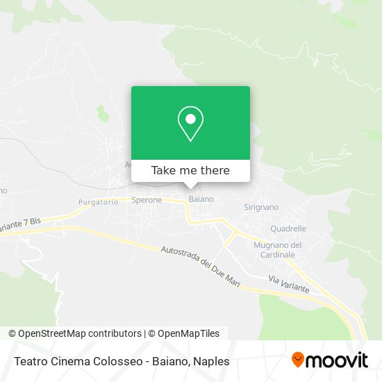 Teatro Cinema Colosseo - Baiano map