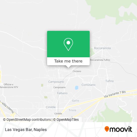 Las Vegas Bar map