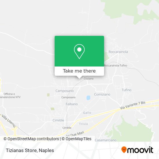 Tizianas Store map