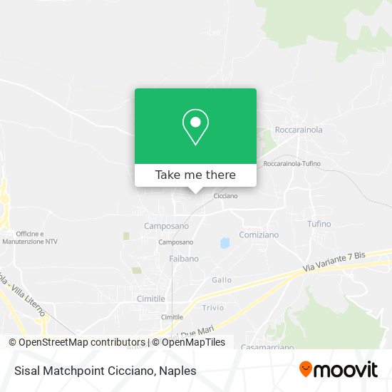 Sisal Matchpoint Cicciano map