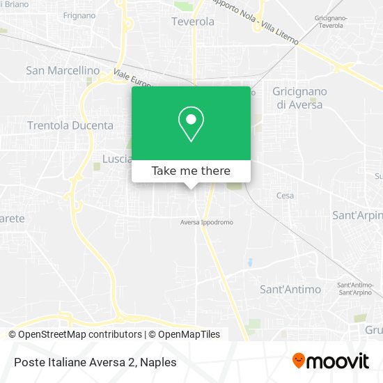 Poste Italiane Aversa 2 map
