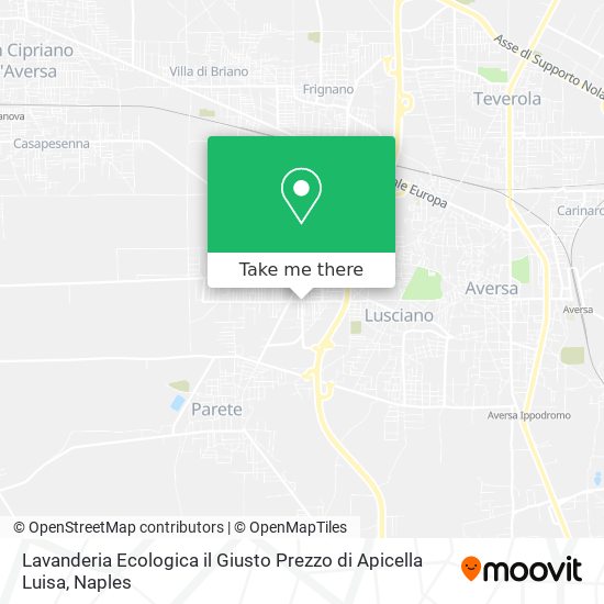 Lavanderia Ecologica il Giusto Prezzo di Apicella Luisa map