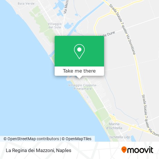 La Regina dei Mazzoni map