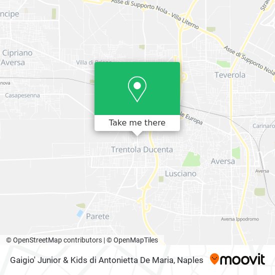 Gaigio' Junior & Kids di Antonietta De Maria map