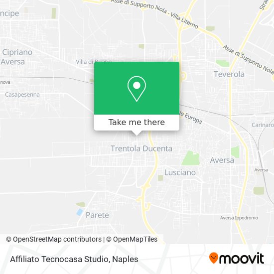 Affiliato Tecnocasa Studio map