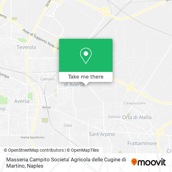 Masseria Campito Societa' Agricola delle Cugine di Martino map