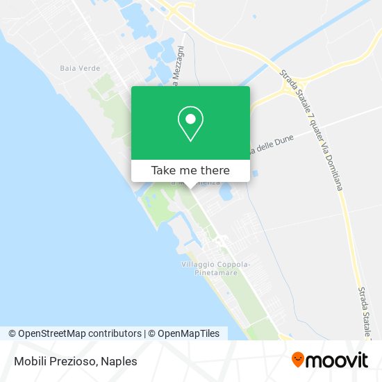 Mobili Prezioso map