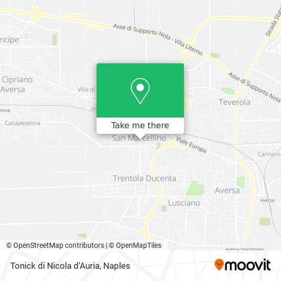 Tonick di Nicola d'Auria map