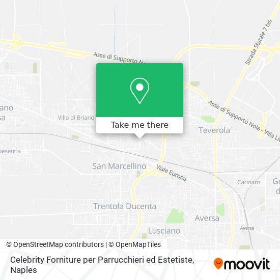Celebrity Forniture per Parrucchieri ed Estetiste map