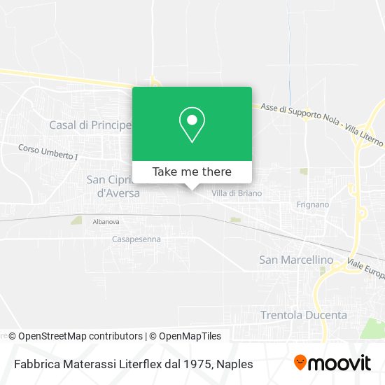 Fabbrica Materassi Literflex dal 1975 map