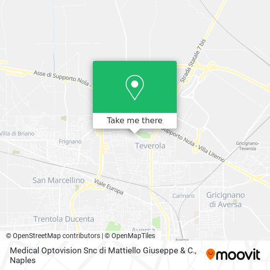 Medical Optovision Snc di Mattiello Giuseppe & C. map
