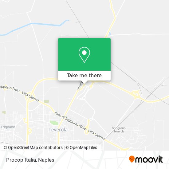Procop Italia map