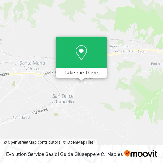 Evolution Service Sas di Guida Giuseppe e C. map