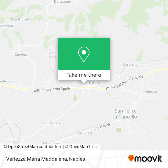 Verlezza Maria Maddalena map
