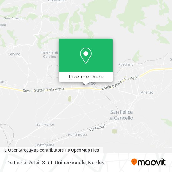 De Lucia Retail S.R.L.Unipersonale map