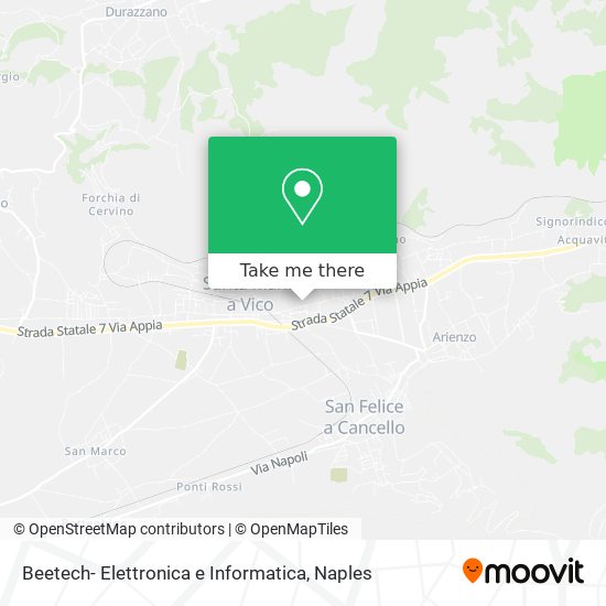 Beetech- Elettronica e Informatica map