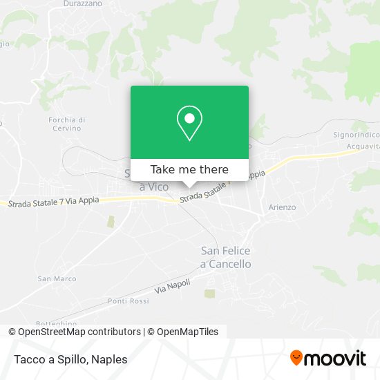 Tacco a Spillo map
