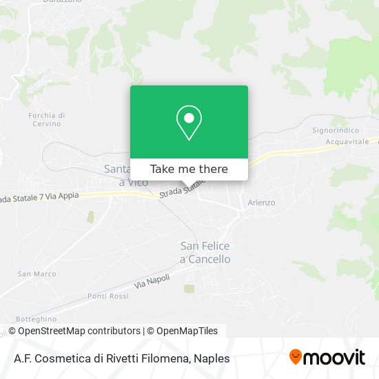 A.F. Cosmetica di Rivetti Filomena map