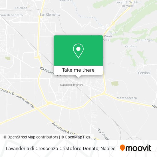 Lavanderia di Crescenzo Cristoforo Donato map