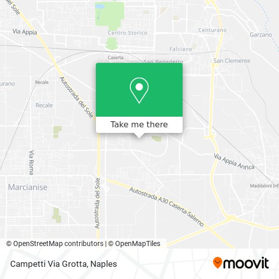 Campetti Via Grotta map