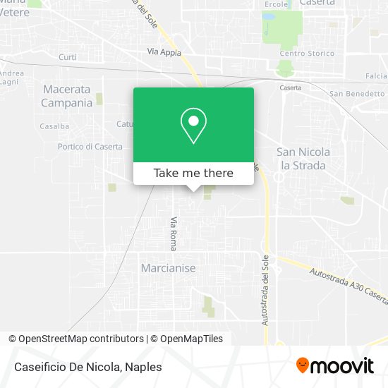 Caseificio De Nicola map