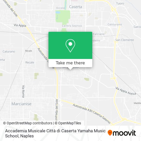 Accademia Musicale Città di Caserta Yamaha Music School map