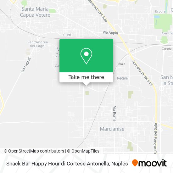 Snack Bar Happy Hour di Cortese Antonella map