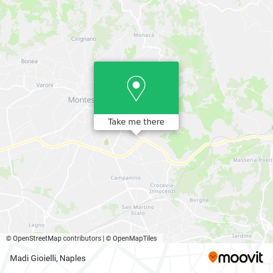 Madi Gioielli map