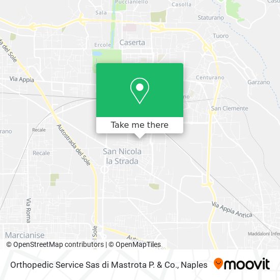 Orthopedic Service Sas di Mastrota P. & Co. map