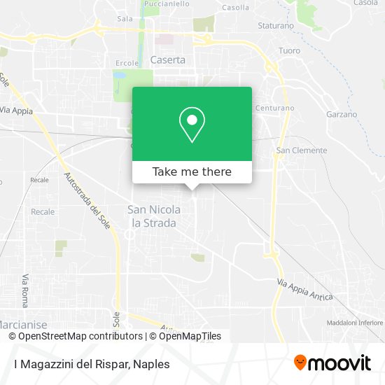 I Magazzini del Rispar map