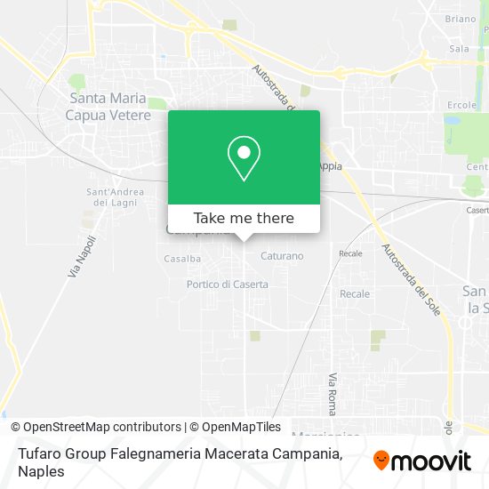 Tufaro Group Falegnameria Macerata Campania map