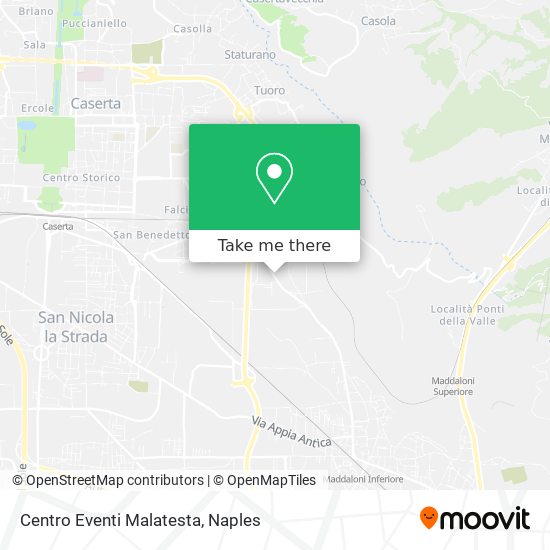 Centro Eventi Malatesta map