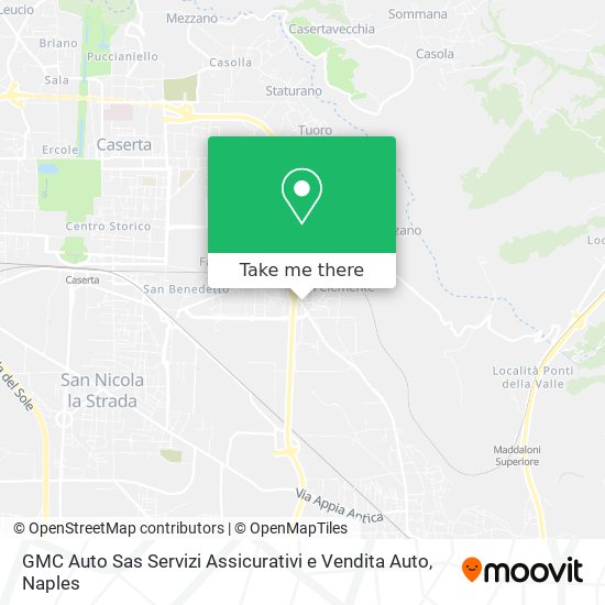 GMC Auto Sas Servizi Assicurativi e Vendita Auto map