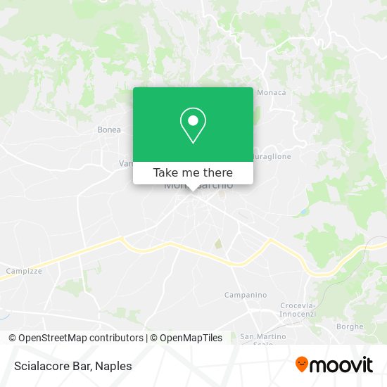 Scialacore Bar map