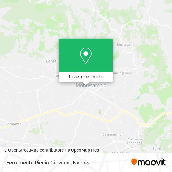 Ferramenta Riccio Giovanni map